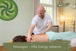 mayhome - das STRANDLOFT schönes Studioapartment mit Balkon, Küche und Tiefgarage - Sauna und Fitness direkt nebenan