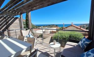 Appartements Cassis, le Grand Bleu, triplex vue mer, port plage 10mn a pieds : photos des chambres