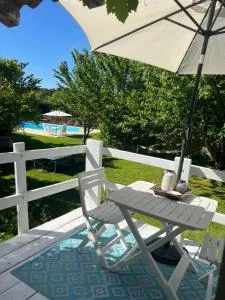 La Colline de Tilleul - Les Deux Puits - Cosy Cottage with swimming pool near Aubeterre - Yviers