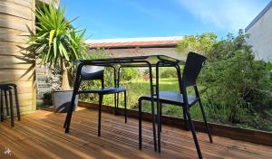 Appartements Le P'tit Patio, Terrasse privative. : photos des chambres