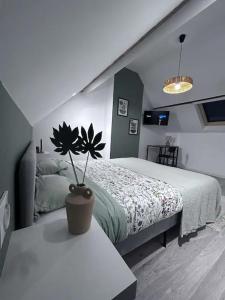 Maisons de vacances Maison moderne au coeur de Caudry : photos des chambres