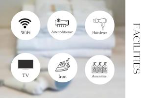 402 道頓堀側のお部屋 中心地へのアクセス抜群 ダブルベッド1台