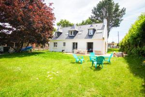 Maisons de vacances -BALUM-MAISON FAMILIALE JARDIN A 150M DES PLAGES : photos des chambres