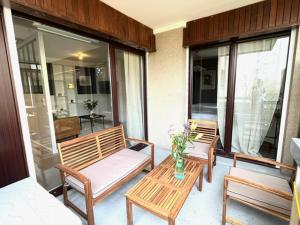 Appartements M25 Marquer joli T2 proche frontiere : photos des chambres
