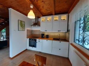 Dom nad Jeziorem Bory Tucholskie Pomost Łódka