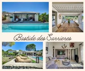 Bastide des Sarrières à -d'1 km de Lourmarin - Piscine chauffée, cuisine d'été, pool house, sauna - 沃日讷