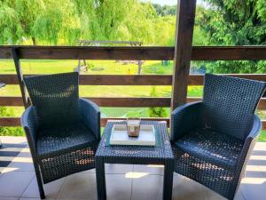 WczasyMazurskie - Domek całoroczny Piwonia Mazury z prywatną plażą