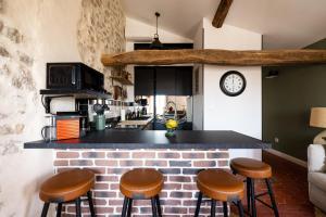 Appartements La Sanverine beautiful renovated apartment with terrace : photos des chambres