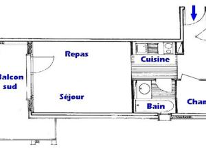 Les Saisies - Appart 2 Pièces Cabine 5 Pers, Animaux Ok - FR-1-293-119