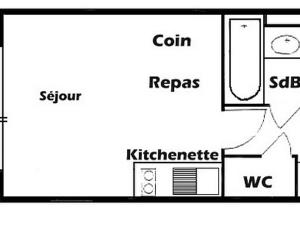 Appartements Les Saisies - Studio cabine 4 pers, terrasse, animaux OK - FR-1-293-5 : photos des chambres