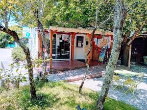 Maisons de vacances Chalet dans camping a Camon : photos des chambres