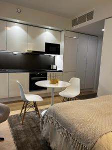 Viihtyisä kaupunkiyksiö saunalla