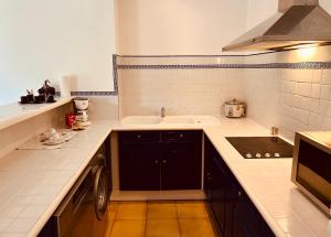 Nissa la bella, Piscine et vue mer