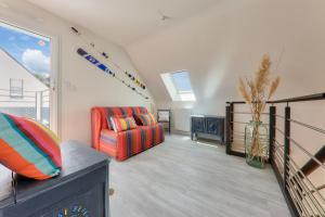 Maisons de vacances Maison avec jardin - a 400m plage des Govelins : photos des chambres