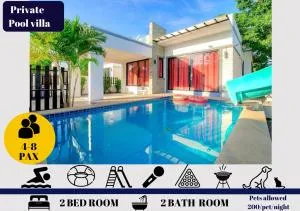 Sweet Party Hua-Hin Private Poolvilla From beach 3km - Ban Nong Sai