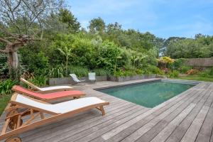 Maison pour 8 - Piscine chauffée - 100m de la plage