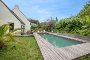 Maisons de vacances Maison pour 8 - Piscine chauffee - 100m de la plage : photos des chambres