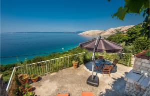 1 Bedroom Lovely Apartment In Stara Baska