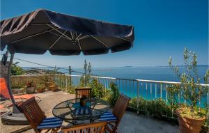 1 Bedroom Lovely Apartment In Stara Baska 