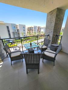 Newly super prime location One bedroom apartment for rent in Marassi Marina ,Northcoast
