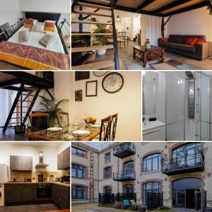 Appartements Manhattan Loft - centre - 5 mn a pied gare - parking prive - patio : photos des chambres