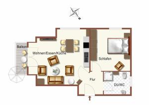 Appartementhaus Kirchweg 19 Fewo 11 - SEESCHWALBE