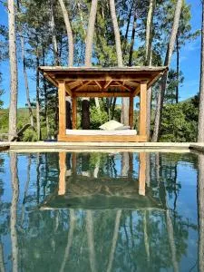 natur o lodge piscine - Chamborigaud