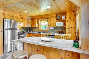 Rustic Cabin in West Danville with Deck and Fire Pit!