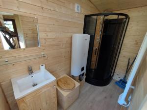 Roulotte tout confort à la ferme