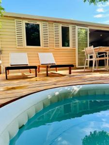 Villas Cottage Domaine Prive - Sud de France - Jacuzzi : photos des chambres