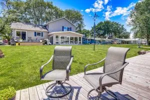 Oshkosh Canal-Front Home with Sunroom and Watercraft! - Appleton