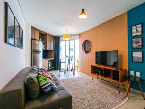 Estanconfor Vista Mar comGaragem inclusa, Ar Cond. WiFi e Cozinha