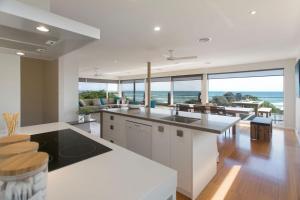 Anchor Beachfront Retreat water views, on the beach