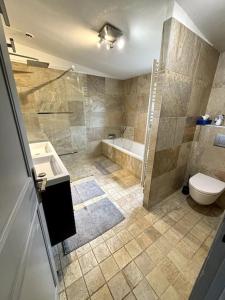 Villas Superbe Mas en Pierre, Piscine, Boulodrome, 14 pers : photos des chambres