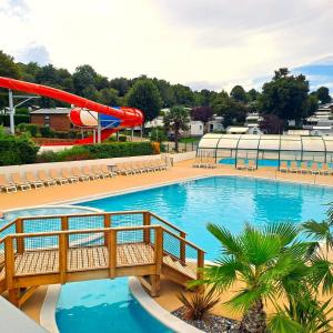 Chalets MHSweetHome Piscine wifi prive TV 3 chambres 6 pers 32m2 : photos des chambres