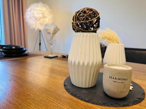 HARMONY "1" stylishes 4-Zimmer Apartment EG Terrasse Garten Parkplatz