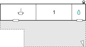 Appartements 1 Bedroom Nice Apartment In Bastia : Appartement 1 Chambre