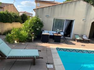 Villas VILLA Mediterraneenne calme, PISCINE sans vis a vis : photos des chambres