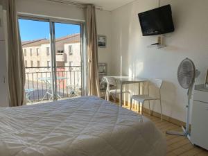 Appartements Studio renove climatise avec balcon, parking et wifi a Balaruc-les-Bains - FR-1-553-66 : photos des chambres