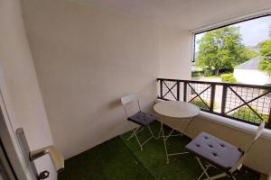 Charming studio with balcony near port of Vannes