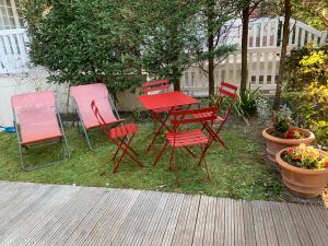 Appartements Petit Souplex dans l-hypercentre de Cabourg 80 m de la mer a pied : photos des chambres