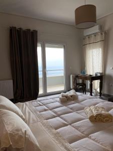 Villa Aurora with magnificent view of the Aegean sea