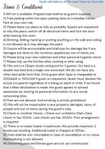 Studio with Balcony at The Loop Tower with Free Parking within Limketkai Center