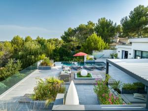 PRESTIGIEUSE villa avec SPA vue horizon mer proche Montpellier