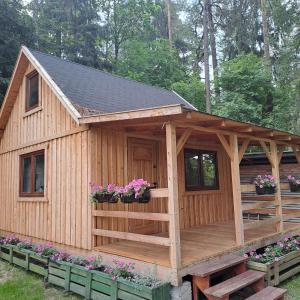 Domek nad Kanałem Augustowskim Stanica Wodna PTTK Płaska