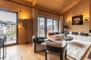 Appartements Ecrin Blanc - Appartement Haut de Gamme - Balcon avec vue - Centre de Megeve : photos des chambres
