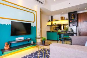 Elegant 2BR Apartment at M-Town Signature near Shopping Mall By Travelio