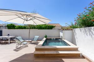 Chez Misha - Sublime maison climatisée à 100m des plages de Carnon