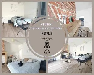 Studio entier proche des commerces - 1 à 2 pers - - Pompéjac