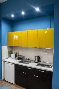 Blue home in the heart of Budapest